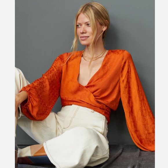 Anthropologie Sleek Twist Blouse - Picture 1 of 7